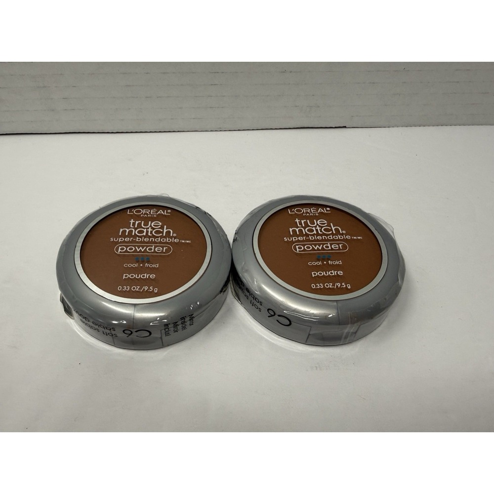 2 NEW L'OREAL True Match Super Blendable Powder Neutral - C6 SOFT SABLE